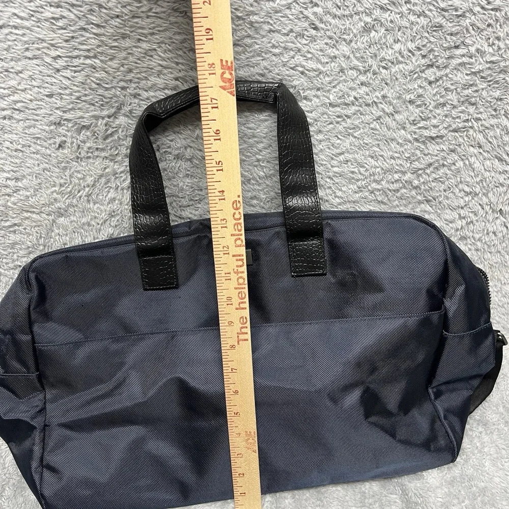 Jimmy Choo Parfums Duffle Tote Bag Navy Nylon‎ Travel Weekend Overnight